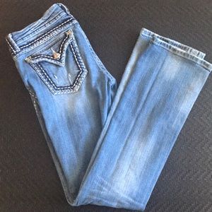 Miss Me size 28 boot-cut jeans